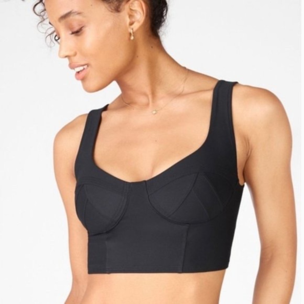 Fabletics Charolette Low Impact Sports Bra Size M / 8 Black